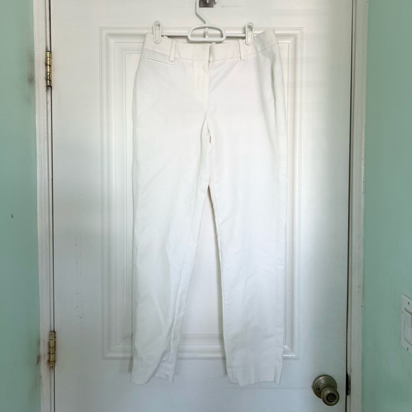 White House Black Market Pants - White House Black Market White Slacks